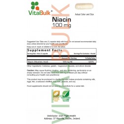 Niacin 100 mg (100 Count),...