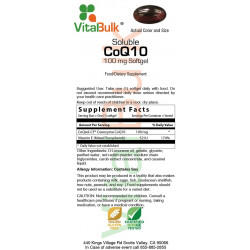 Emulsified CoQ10 30 mg Softgel 100 Count Bag (58-206)